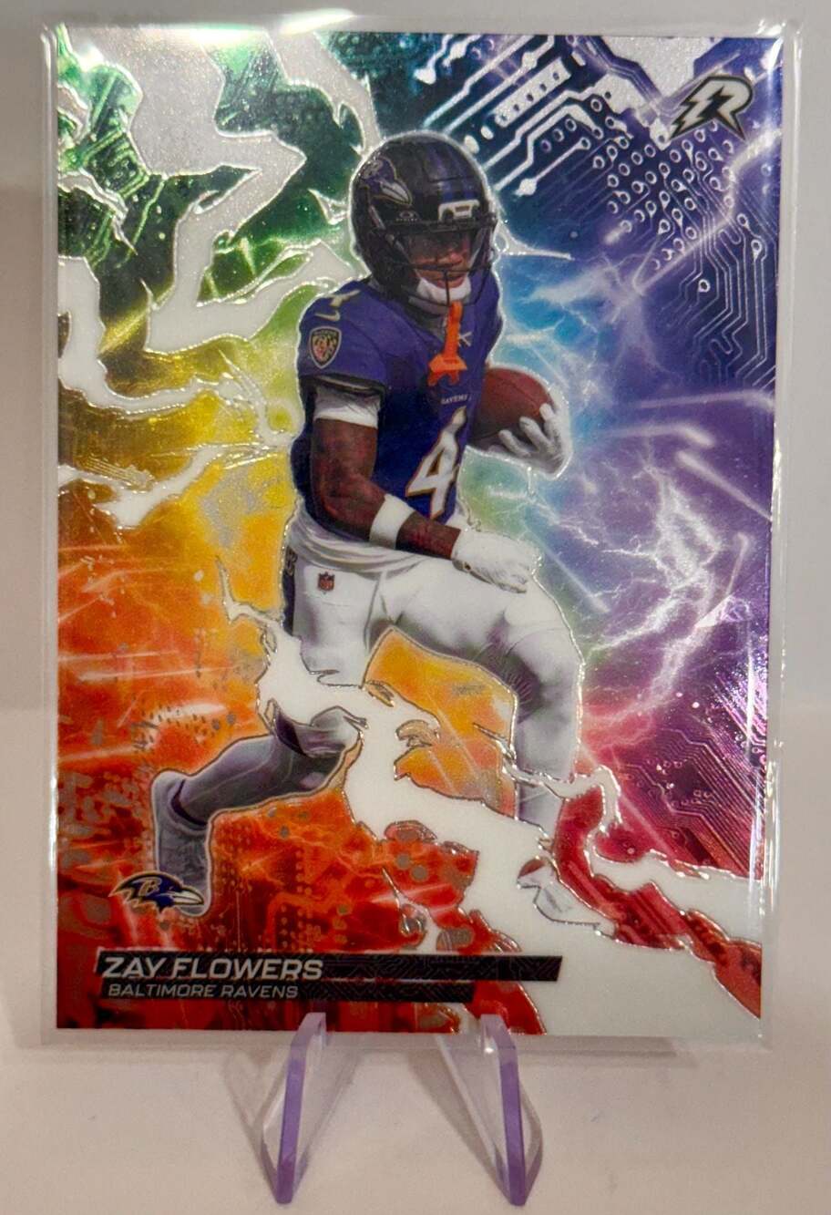Zay Flowers 2025 Topps Resurgence Circuit Breakers Baltimore Ravens Football